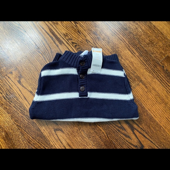 NWT! Gymboree Sweater Dark Blue/White (5-6 YR) - Picture 6 of 6